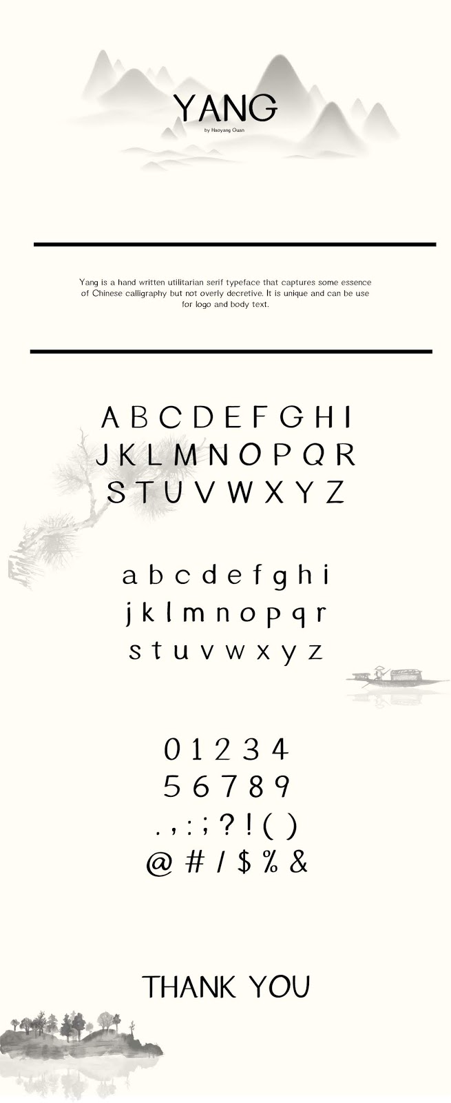 YANG – FREE HANDWRITTEN FONT