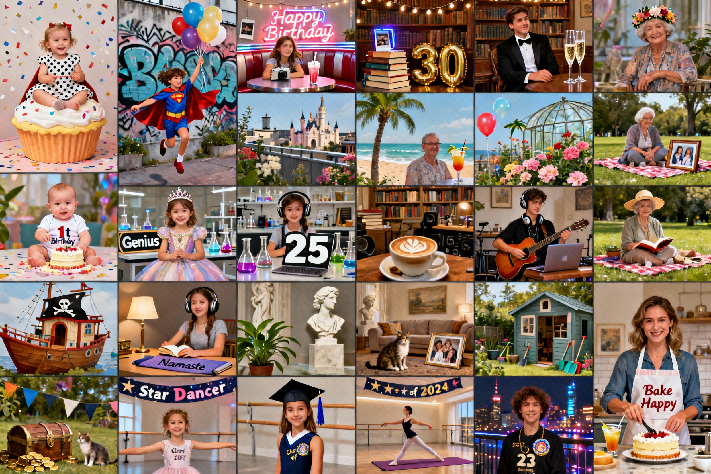 25 Creative Birthday Photoshoot Ideas For Every Age And Personality